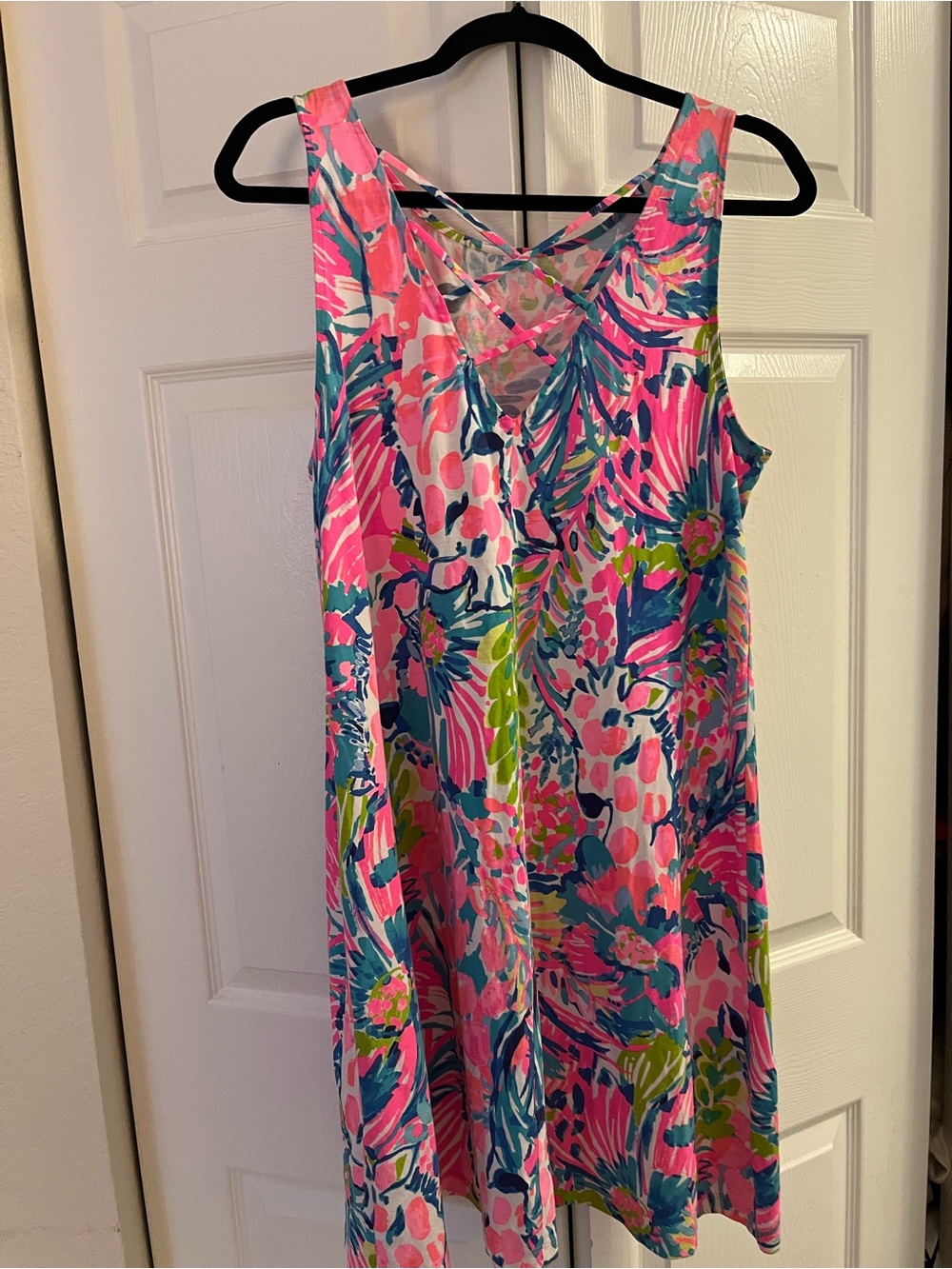 Lilly Pulitzer Pink Multi Floral Sleeveless Dress